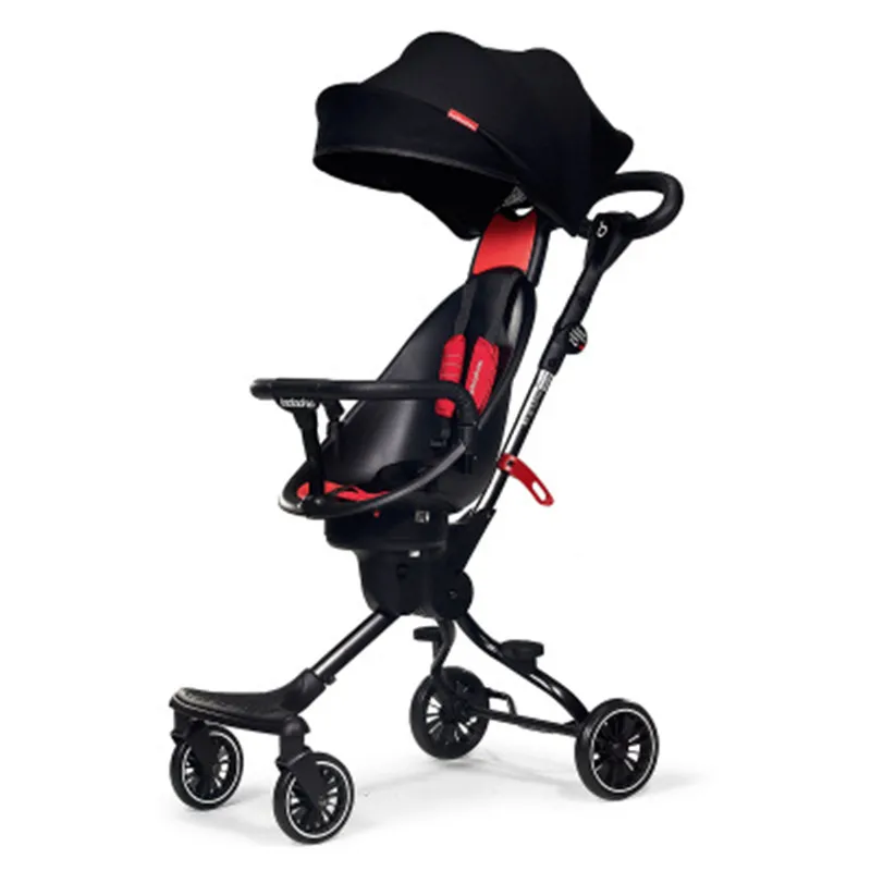 Baby stroller can sit, recline, shock absorber, baby stroller, ultra-light, portable, high-view foldable stroller