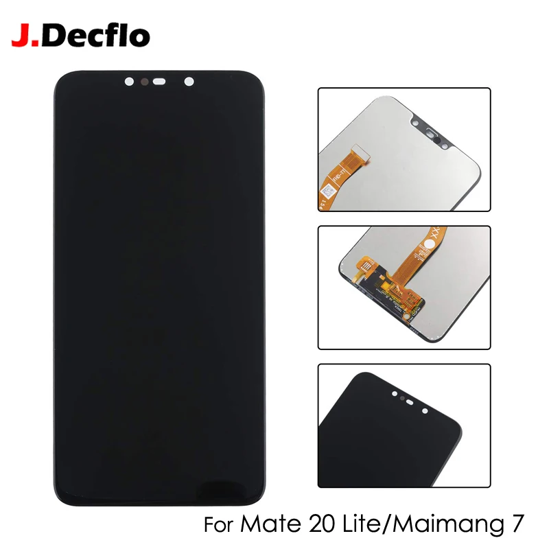 ЖК дисплей для huawei mate 20 Lite сенсорный экран дигитайзер maimang 7 сборка Замена черный