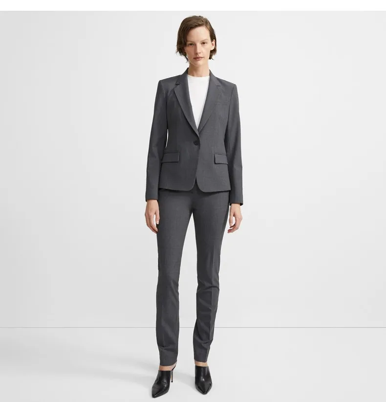 Красные женские костюмы Женская рабочая одежда дамский костюм на заказ деловые