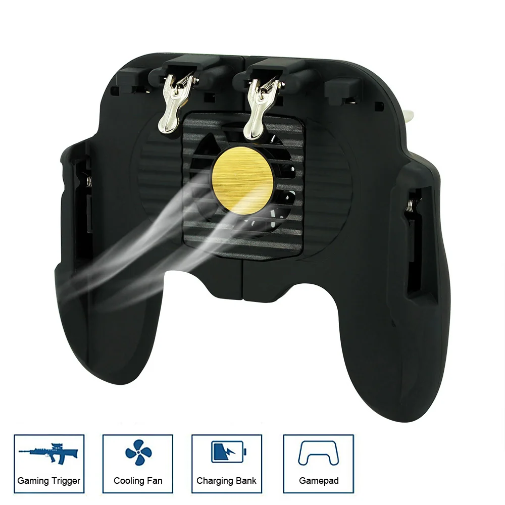 Мобильный джойстик контроллер с поворотной кнопкой геймпад для iPhone PUBG iOS Android
