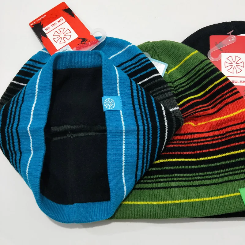 Двусторонняя шапка сноуборд зимняя шапочка Лыжная Женские мужские шляпы |