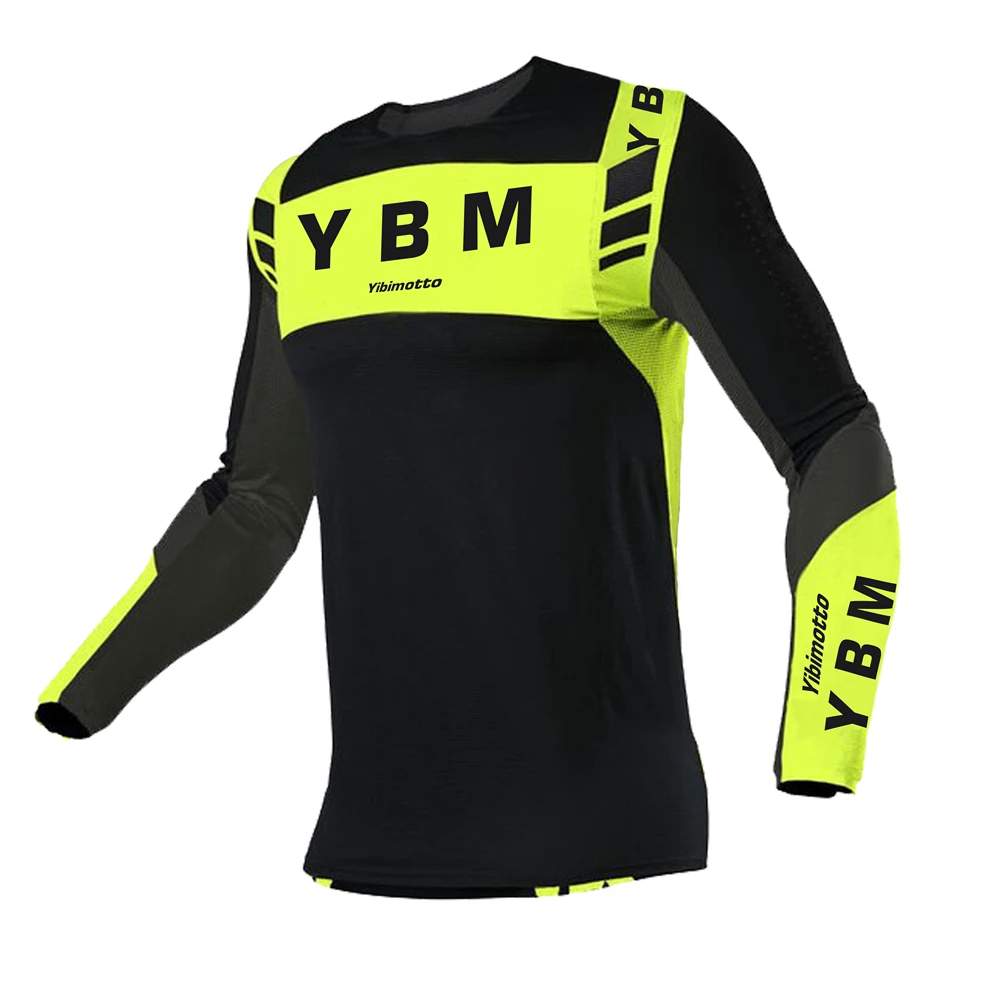 Футболка мужская для горнолыжного спорта Длинный свитшот DH езды на велосипеде