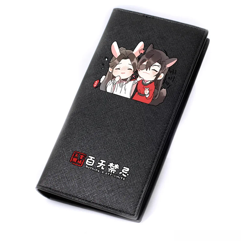 Складной кошелек из ПУ кожи с рисунком аниме Tian Guan Ci Fu Hua Cheng Xie Lian короткий Длинный