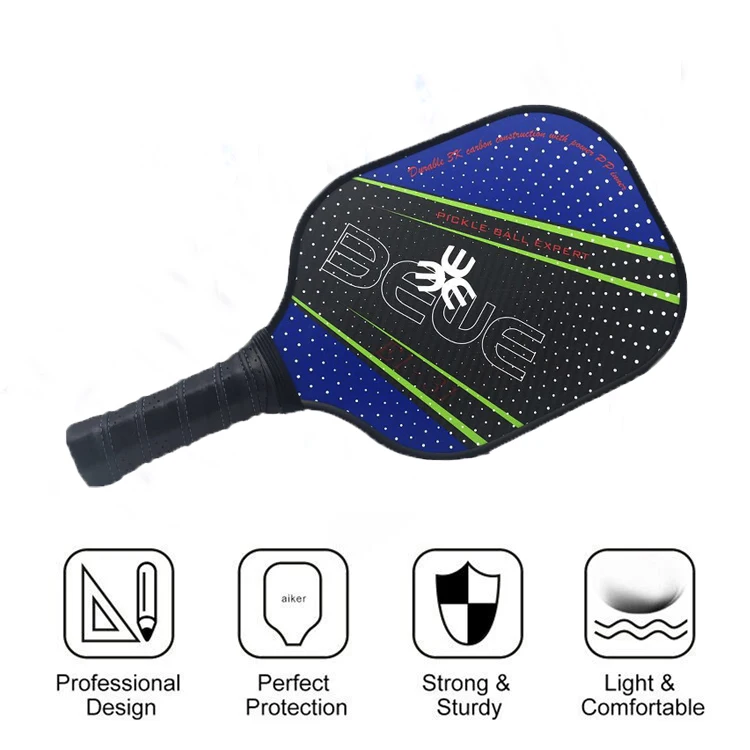 Быстрая Подгонянный свет USAPA одобренный 3K углеродный Графит Pickleball Весло С ПОЛИМЕРНЫМ сотом
