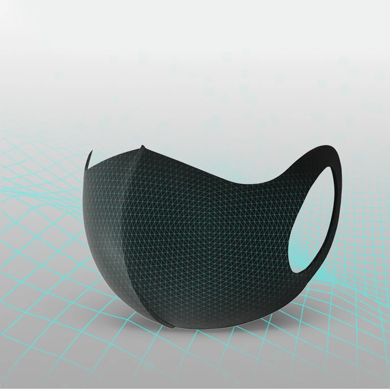 Маска для лица унисекс многоразовая Пылезащитная непродуваемая черная 15 шт. | Дом