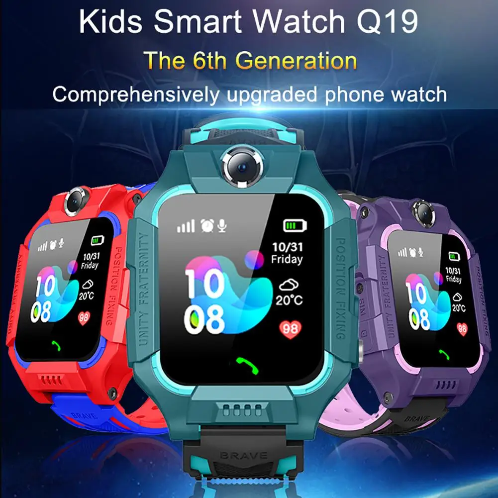 Детские Смарт-часы GPS трекер 2G SOS детские часы для звонков IP67 водонепроницаемые