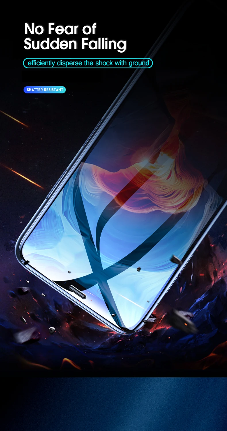 Votoon закаленное стекло для iphone 11 Pro Max XR XS Max полное покрытие Защита экрана для iphone 11 Pro Max защитное стекло