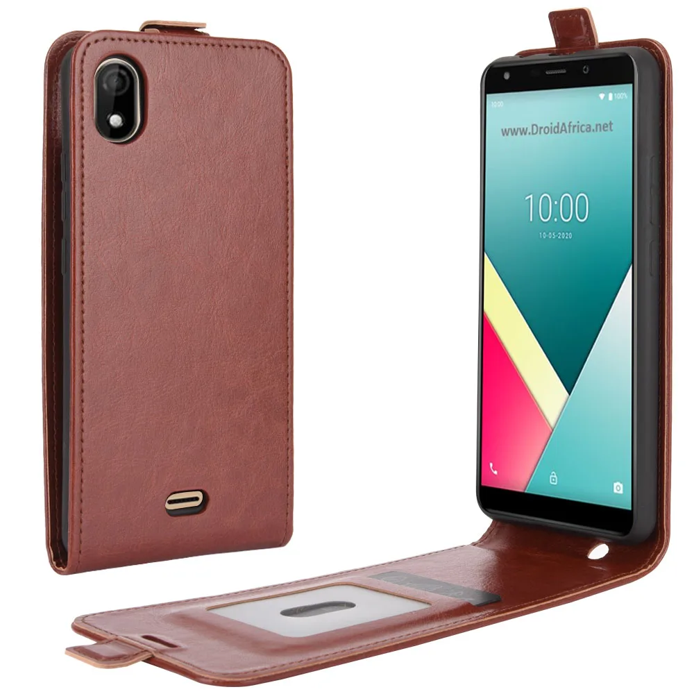 

For Wiko Y61 Vertical Luxury PU Leather Cases For Wiko Y61 Cases Flip Silicone Cover Phone Protective Shell