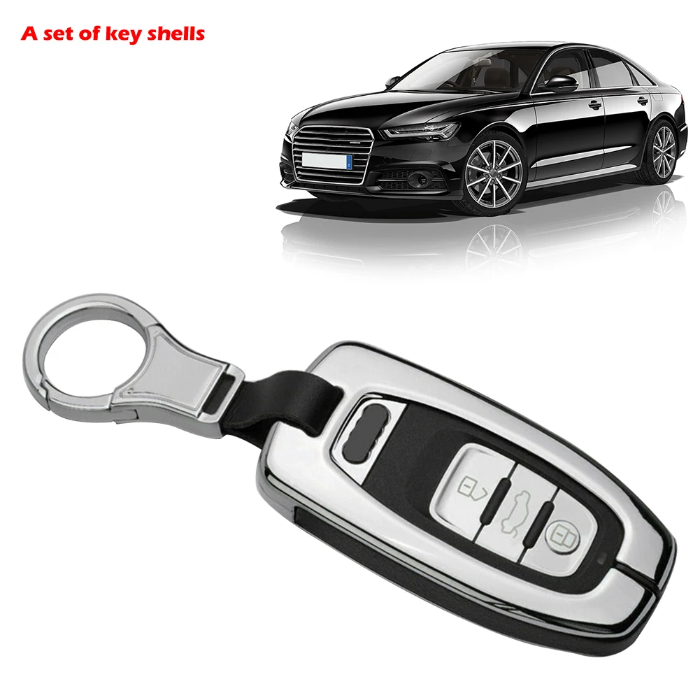 Чехол-брелок из натуральной кожи с 3 кнопками |