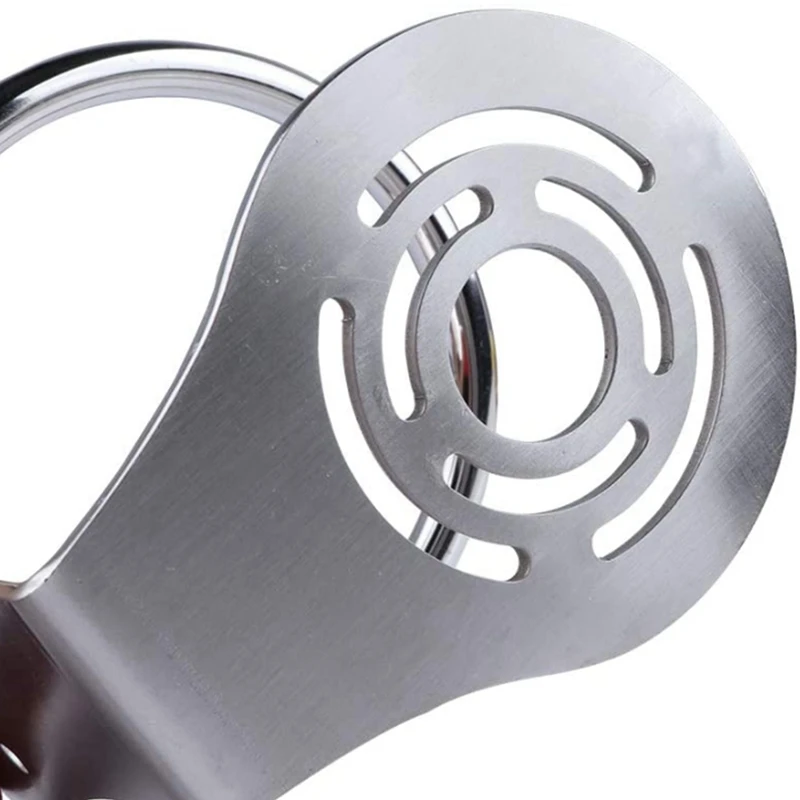 

ELOS-Stainless Steel Ring Cup Holder for Boat Marine Ringlike Drink Cup Holder for Yacht Camper