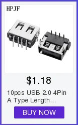 5 шт./лот USB 3,0 type-A Мужской 9 Pin SMT SMD 2 Pin DIP PCB установочный разъем