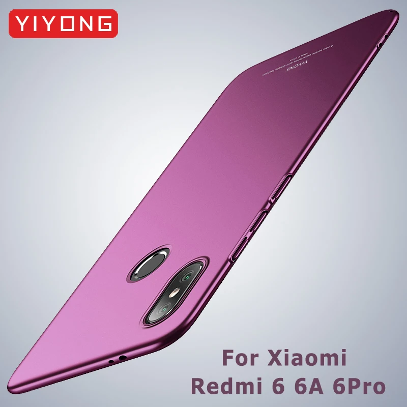 Чехол для Redmi 7 7A YIYONG тонкий матовый чехол Xiaomi Pro Xiomi 6A Жесткий ПК 6 |