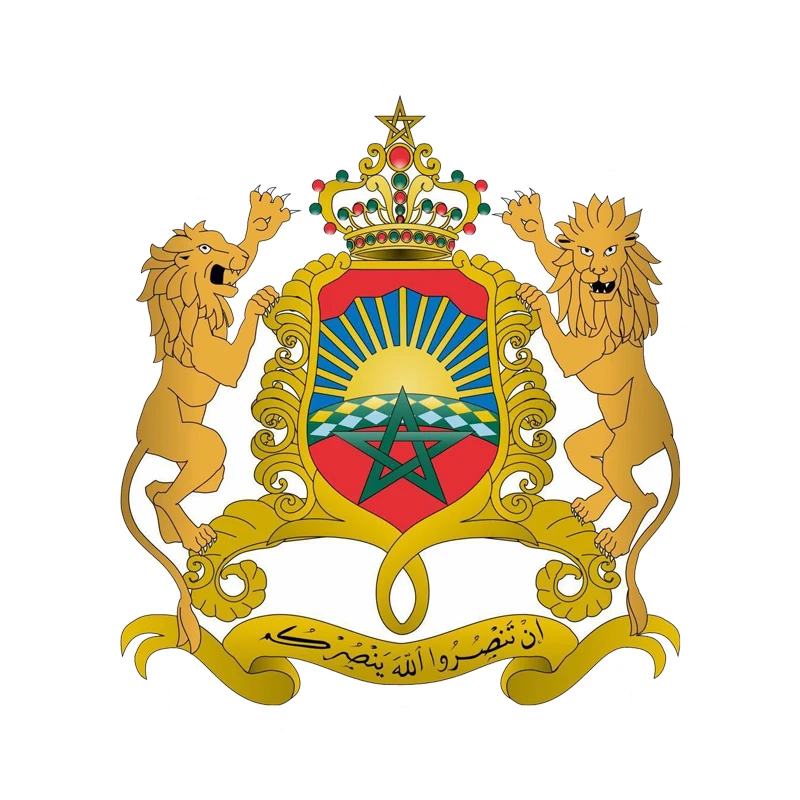

Fashion Car Sticker Morocco Coat of Arms Auto Styling Vinyl Decal Cover