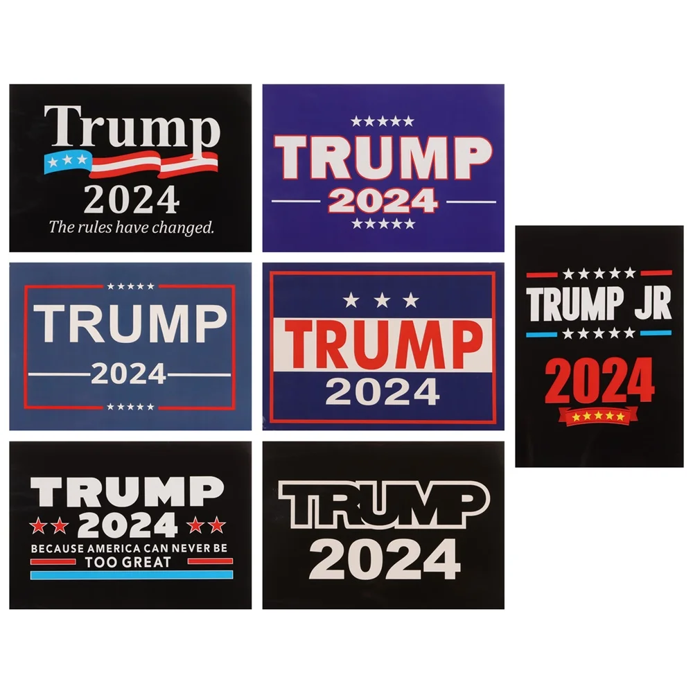 Наклейки на автомобиль Трамп 2024 водонепроницаемые самоклеящиеся патриотические