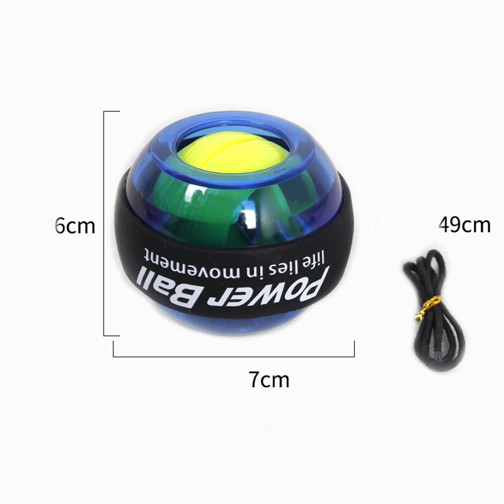 

Wrist Trainer Ball Power Gyro Exerciser Ball Forearm Wrist Strengthener Spinner Ball with LED Light Wrist Trainer Ball