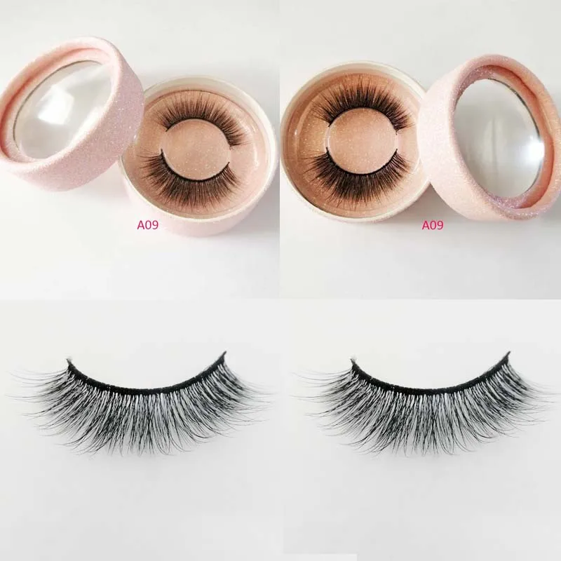 Искусственные норковые ресницы 3D протеиновые из шелка 100% ручная работа