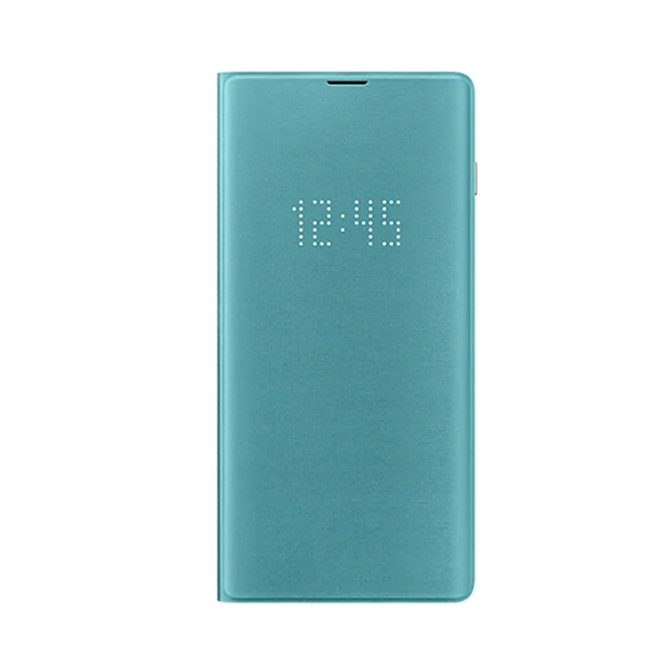 Green Samsung светодиодный Обложка Smart Cover чехол для телефона для samsung Galaxy S10 SM-G9730 S10X SM-G9700 S10 E S10E S10Plus G9750 - Цвет: Green