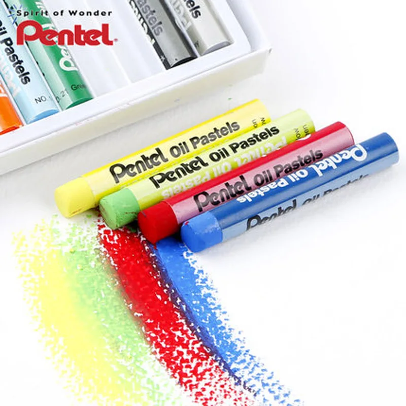 Pentel масляные краски кисть 12/16/25/36/50 Цвета для смываемых рисунков художественной