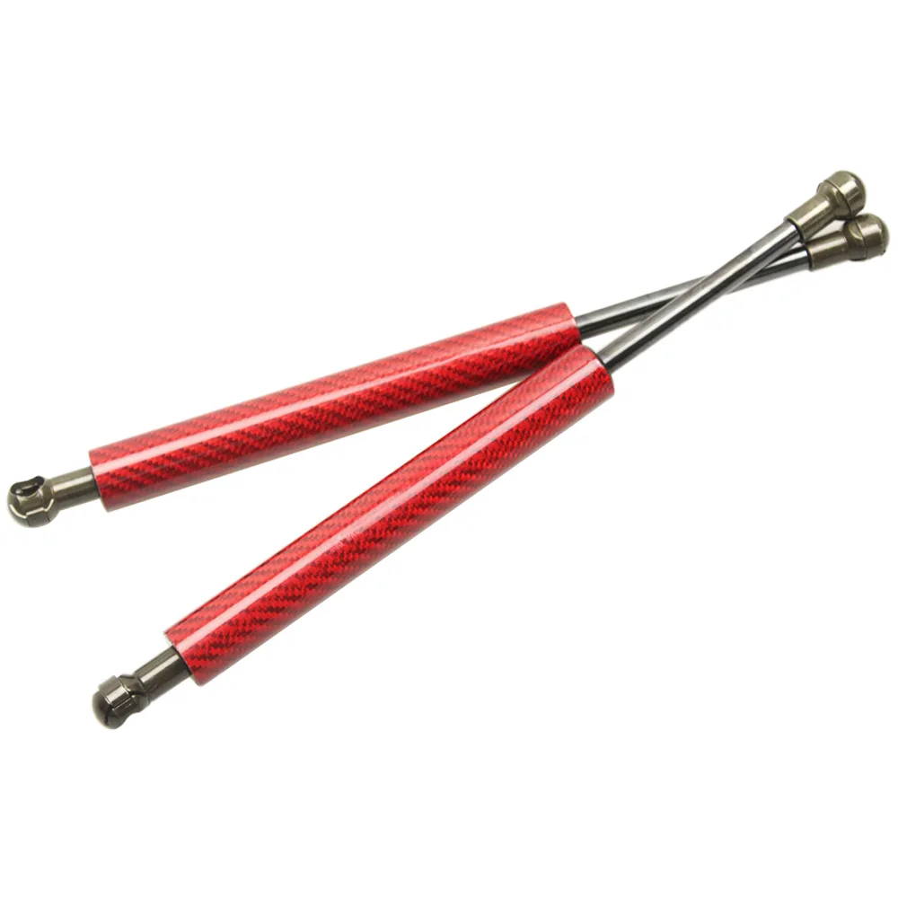 Red CARBON FIBER 1 пара газовых Распорки пружинный амортизатор поддерживает демпфер для Volvo S60 S80 1999- Sedan станция Wagon передний капот 9,61 дюймов - Цвет: Red CARBON FIBER
