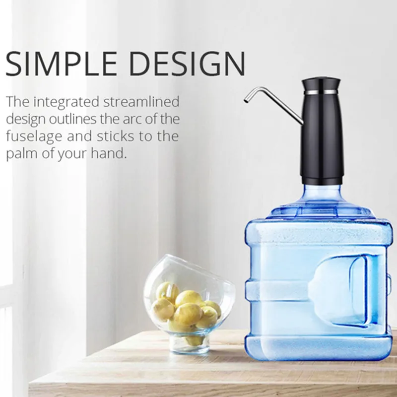 Электрический водяной насос дозатор USB перезаряжаемая переносная Питьевая