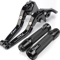 t max logo motor scooter brake clutch levers grip handle grips for yamaha t max tmax 500530 2001 2002 2003 2004 2005 2006 2007