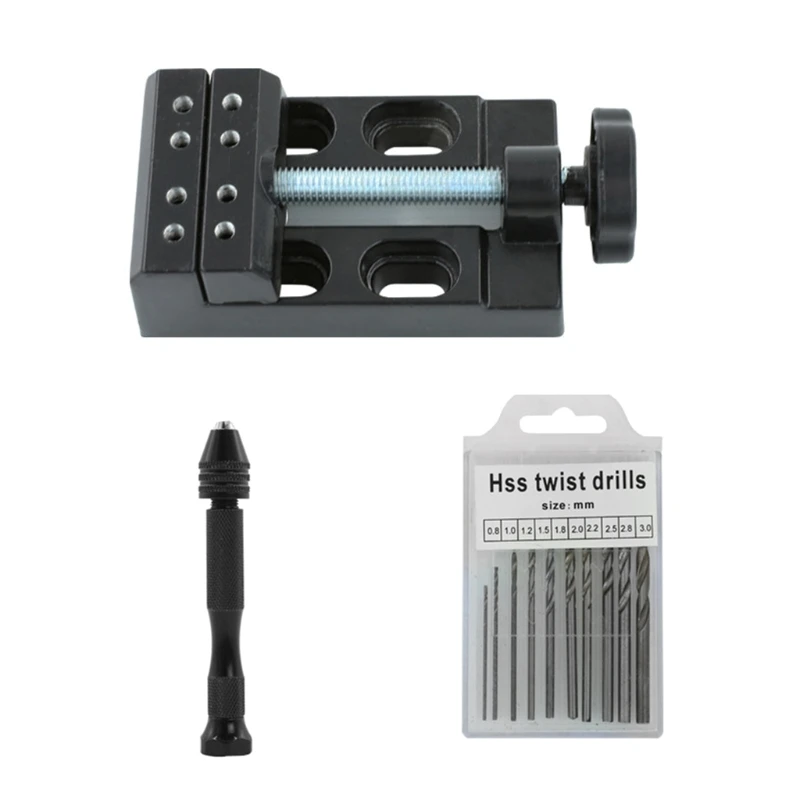

Мини Профессиональные сверлильные инструменты для резьбы по дереву с сверлами спиральные сверла и верстачные тиски для резьбы по дереву N1HF