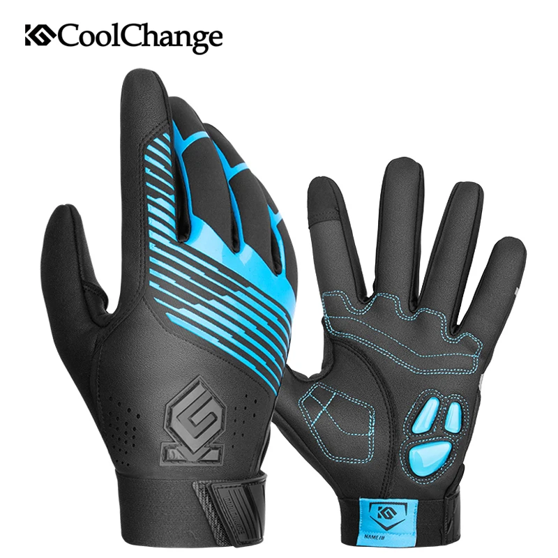 Велосипедные перчатки CoolChange зимние теплые водонепроницаемые велосипедные