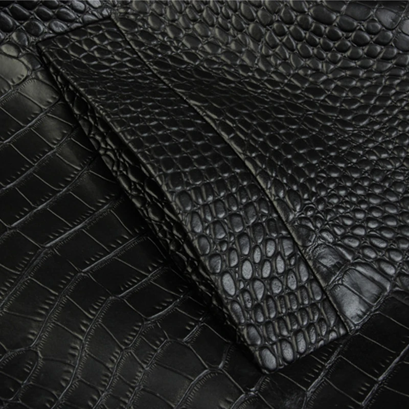 

Adult Men Fight Game Cosplay Costume Mishima Kazuya Balce Long Faux Leather Trench Halloween Casual Fashion Jacket