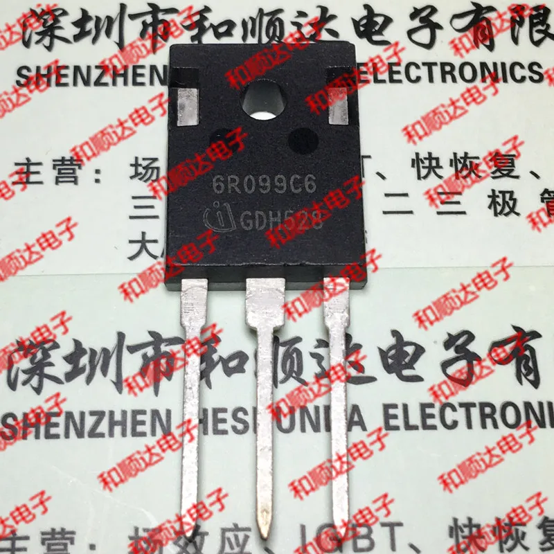 

5pcs/lot 6R099C6 IPW60R099C6 New Spot TO-247