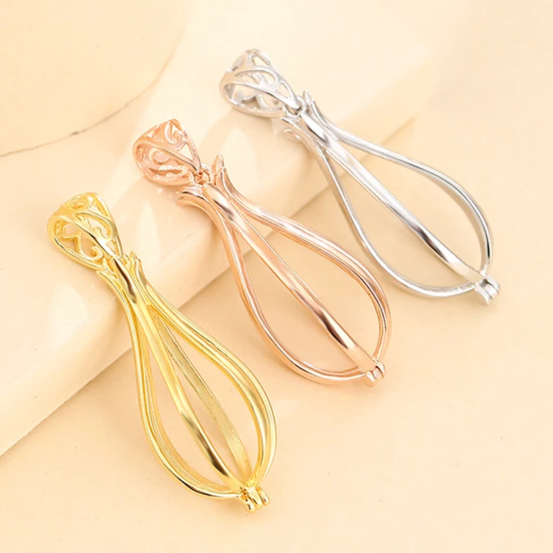 6 7 8 9 10mm Round 925 Sterling Silver Pendant Blank Cabochon Base Setting Bezel DIY Jewelry Making Component Accessories