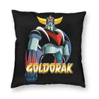 Наволочка для диванной подушки 40x40, в скандинавском стиле, с изображением НЛО, робота, гольдорака, грендайзера