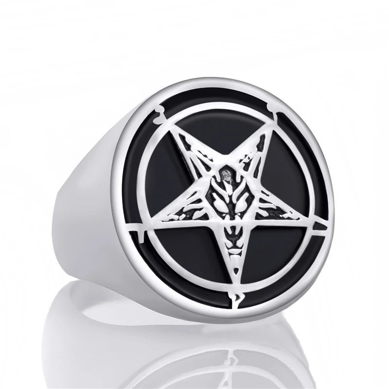 Мужское позолоченное кольцо Elfasio винтажное ювелирное изделие из нержавеющей