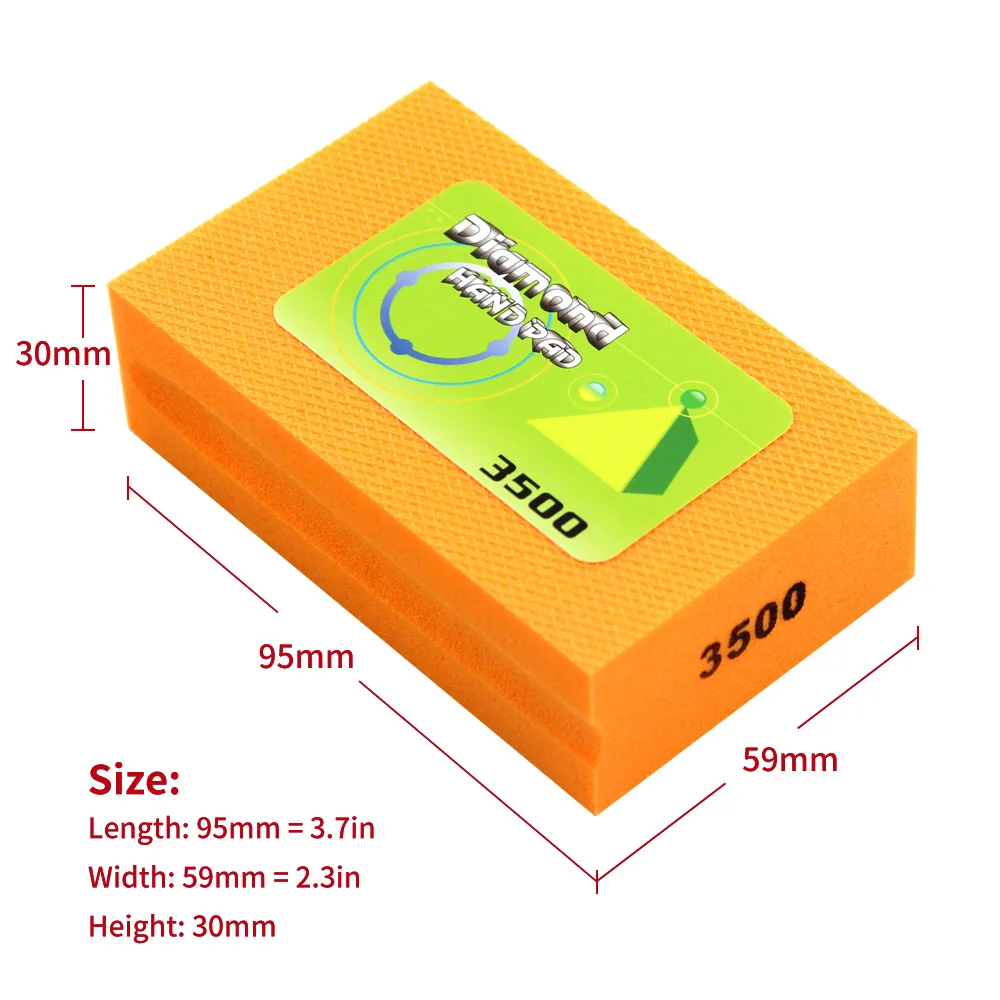 Бриллиантовая ручная полировальная накладка стеклянные Керамические
