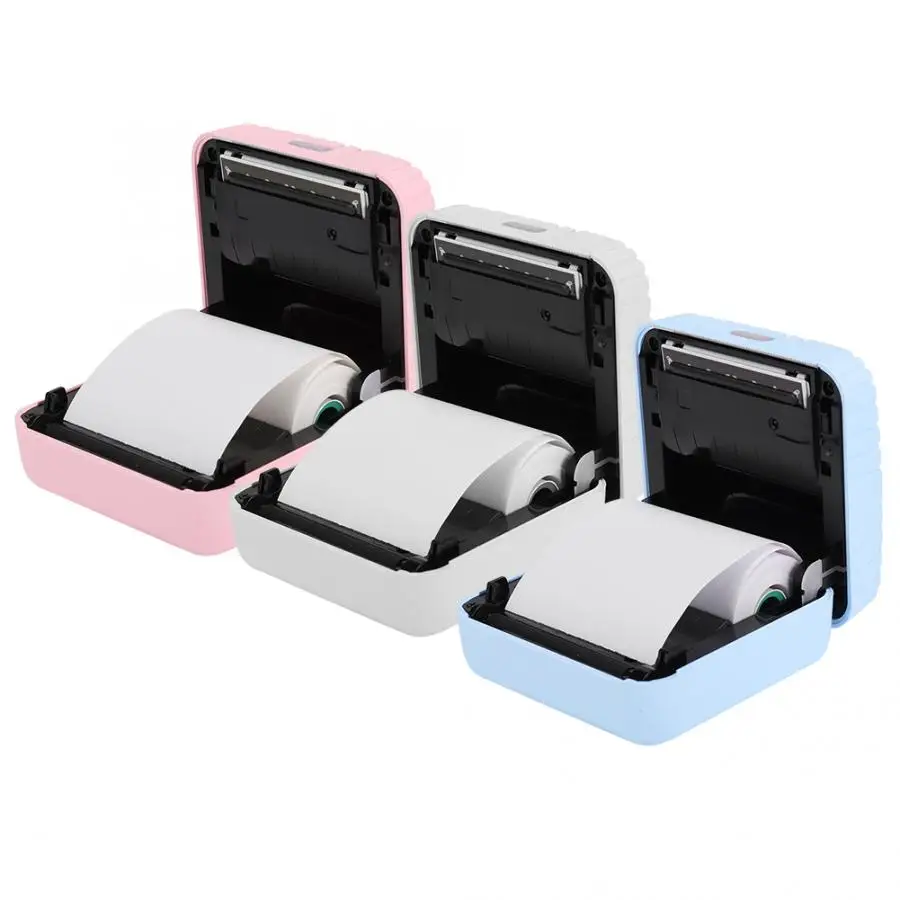 203DPI фото ABS + PC 58 мм Bluetooth печать ручной разрыв портативный термопринтер для дома и