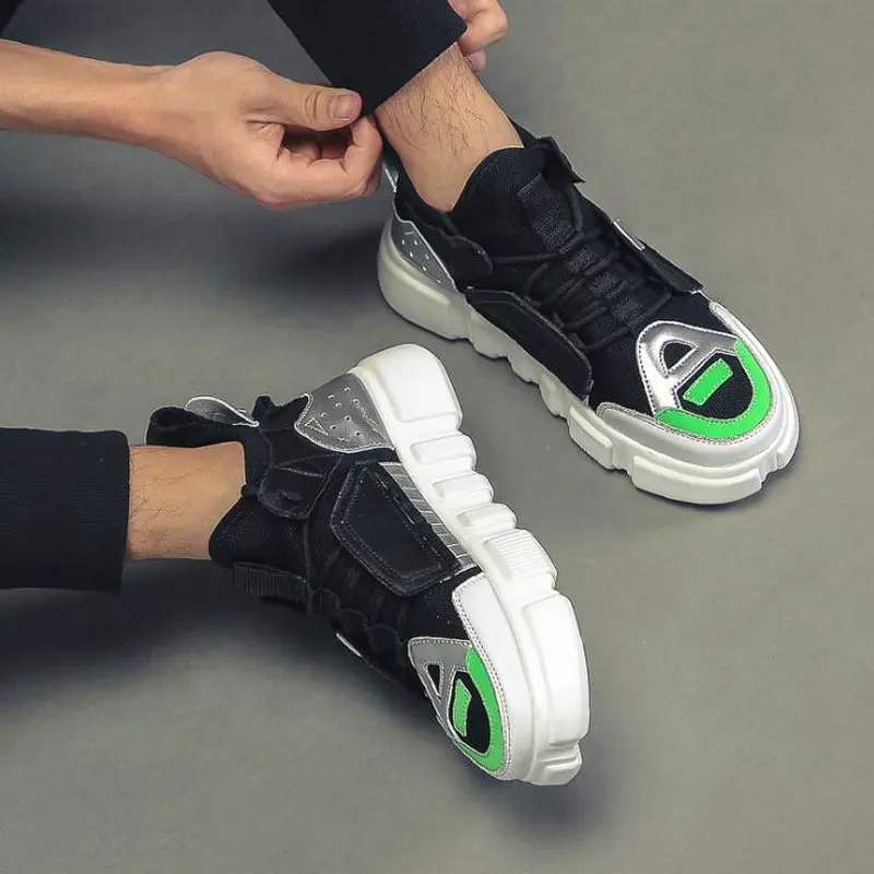 Осенний модный светильник Дышащая мужская обувь из натуральной кожи