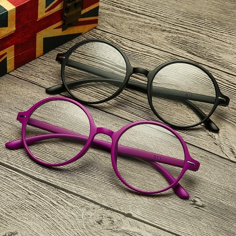 

TR90 ultralight resin round frame hyperopia reading glasses reading glasses unisex reading glasses +1.0 ~ +4.0