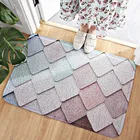 Коврик для входной двери, Противоскользящие коврики для использования в помещении, на улице, на кухне, в клетку, водонепроницаемые, для ванны