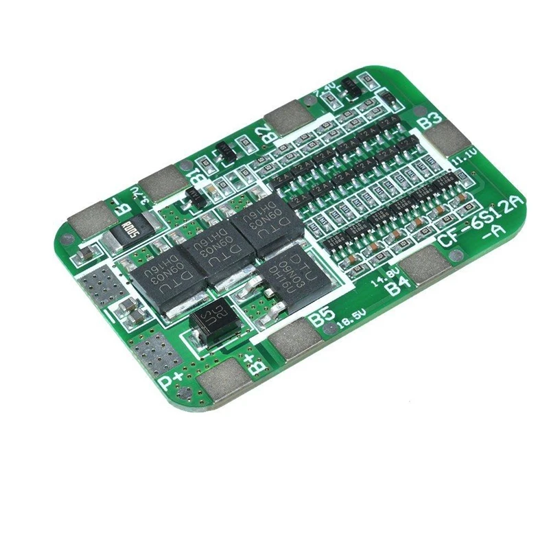 6S 15A 24V PCB BMS зарядное устройство Защитная плата для 6 18650 литий-ионная литиевая