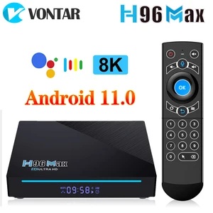 H96 MAX RK3566 Smart TV Box Android 11 8GB RAM 64GB 4GB 32GB Support 1080p 8K 24fps Google Play Yout