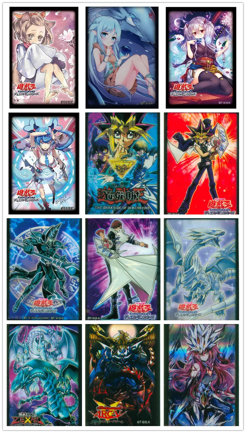 10 упаковок/партия (500 шт.) аниме Yu-Gi-Oh! Темные Волшебные настольные игры для девочек