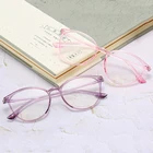 Очки кошачий глаз в стиле ретро женские, оптические аксессуары для близорукости с прозрачными линзами, с диоптриями-0,5,-1,-1,5,-2,-2,5,-3,-3,5,-4,-4,5,-5,-5,5,-6,0