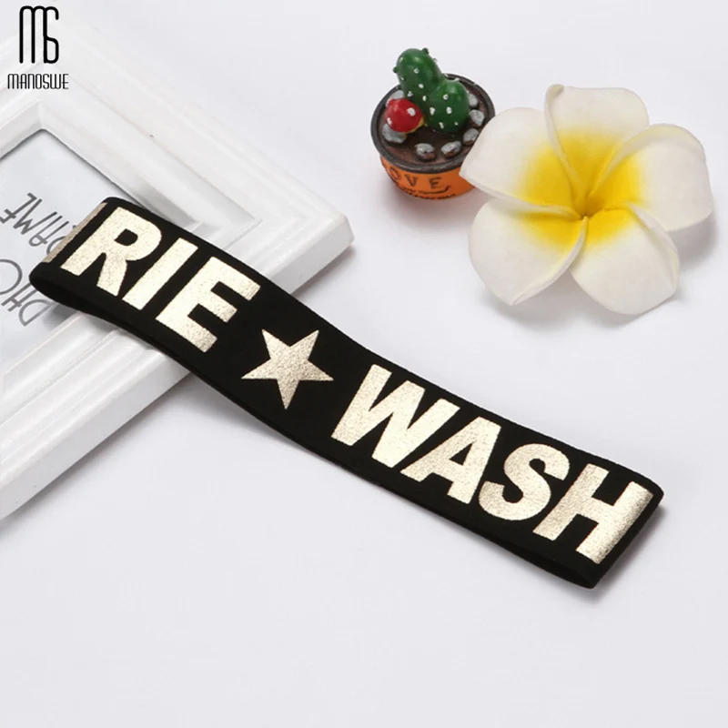 Manoswe женская Мужская эластичная спортивная повязка на голову для йоги баскетбола