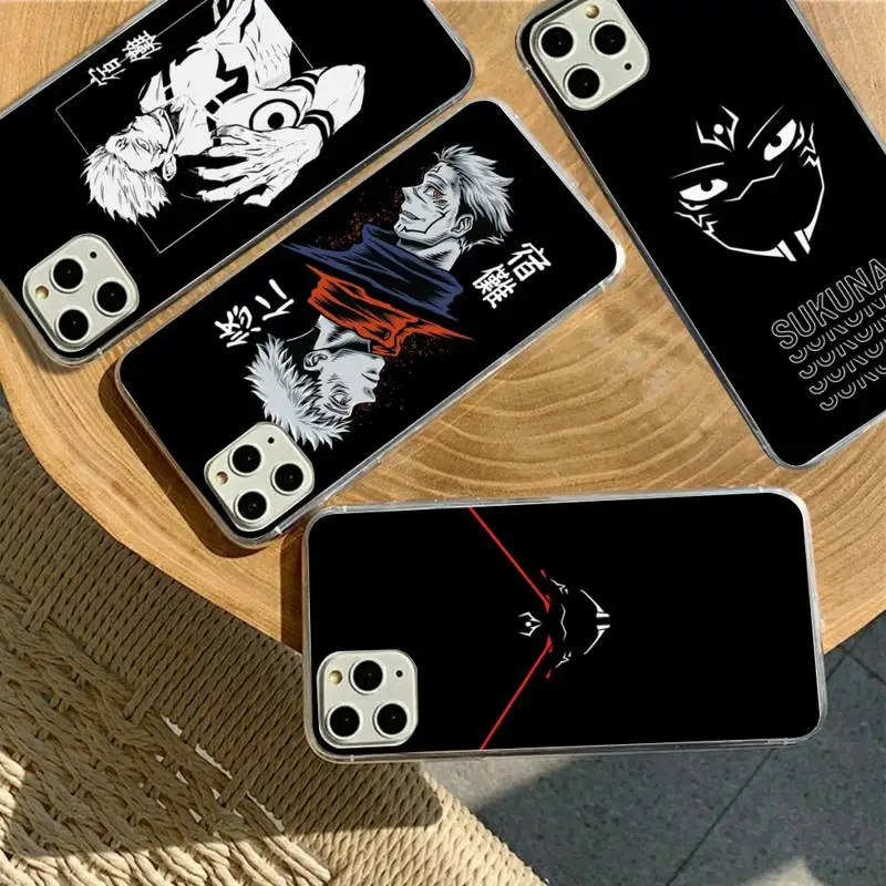 

Hot Anime Jujutsu Kaisen Ryomen Sukuna Itadori Yuji Phone Case for iPhone 11 12 13 mini pro XS MAX 8 7 6 6S Plus X 5S SE 2020 XR
