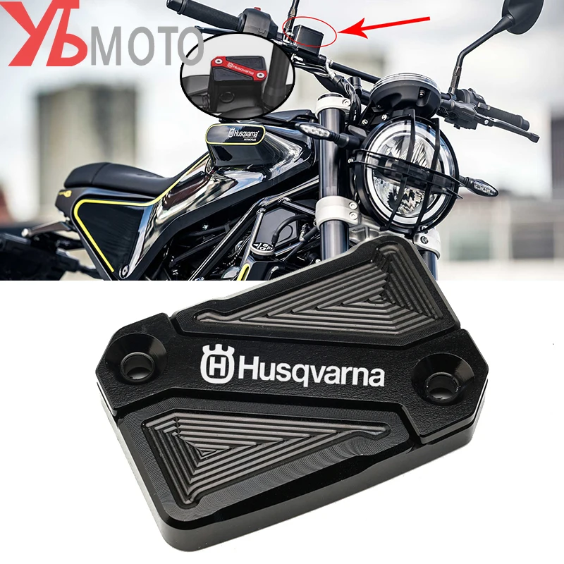 

Motorcycle Front Brake Fluid Reservoir Cover Oil Cap For Husqvarna SVARTPILEN 401 250 VITPILEN 401 2021 2018-2020 Accessories