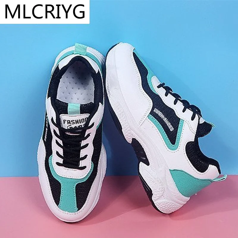 

Women's Casual Shoes Spring Casual Shoes Women's Breathable Fashion Thick-soled Slip Shoes Casual Women's Vulcanized Shoes Shoes