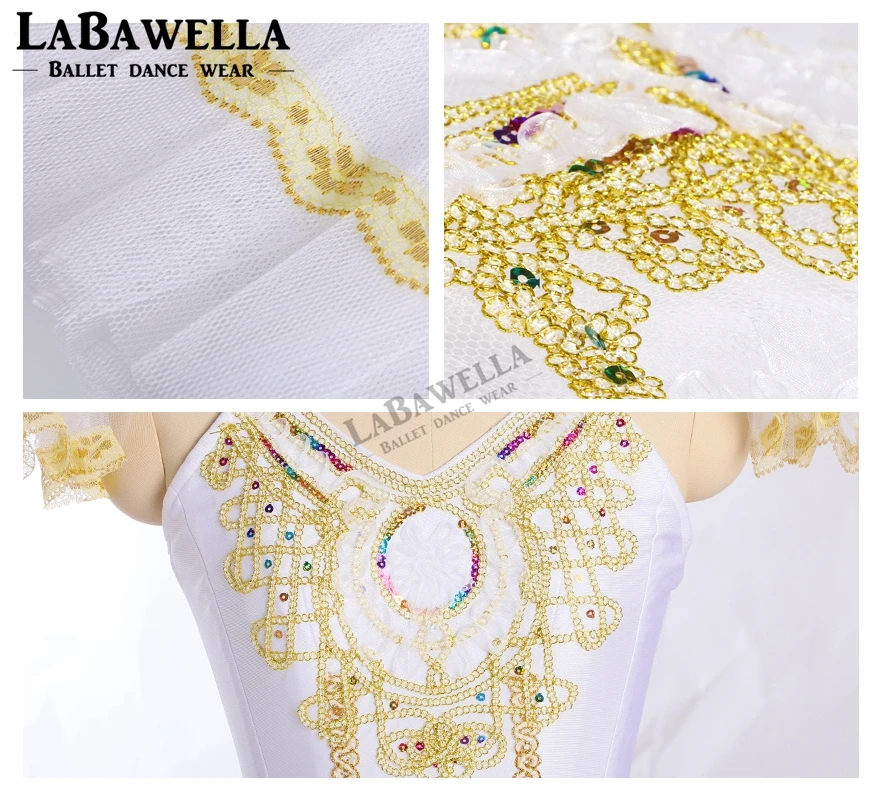 Балетная пачка для выступлений балерина на заказ Белый лебедь Профессиональный