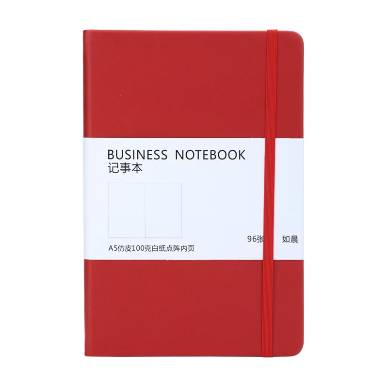 А5 Твердый Переплет Журнал точка блокнот в сетку 192 страниц 100Gsm ультра плотная