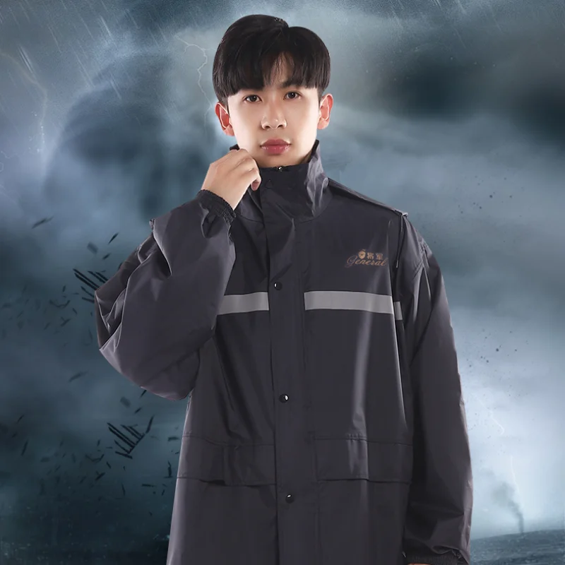 Водонепроницаемый женский костюм куртка брюки мотоциклетный дождевик из ПВХ для