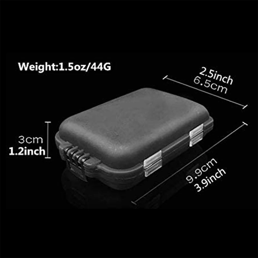 

10 Compartments Fishing Lure Boxes Bait Storage Case Fishing Tackle Storage Trays Hooks Organizer Waterproof Fishing Accessory