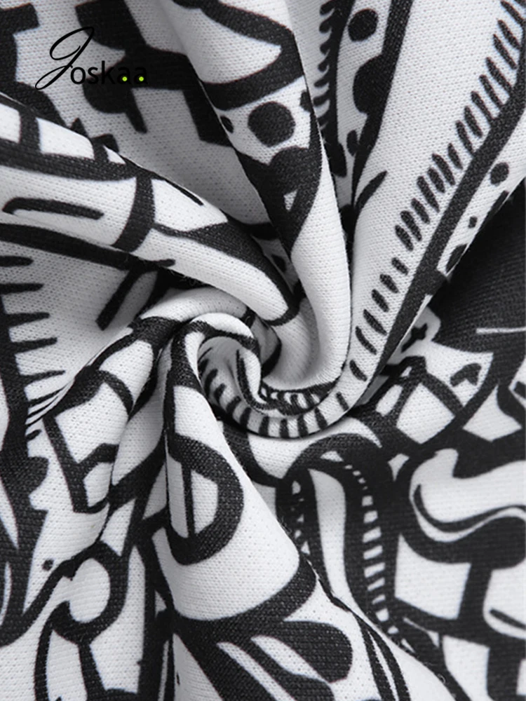 

Joskaa Printed Patchwork Casual Pant Sporty Women Sweatpants 2021 Streetwear Active Straight Trousers Workout Fitness High Waist